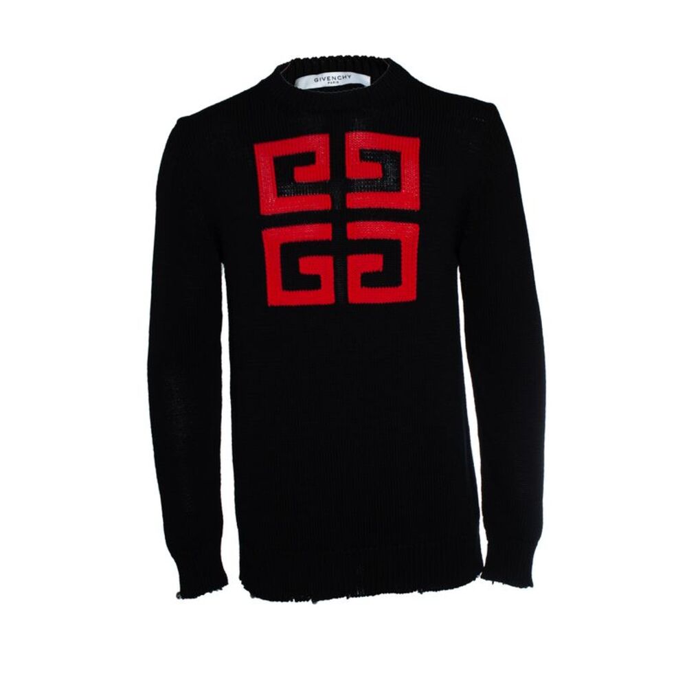 Givenchy, Logo cotton knit sweater